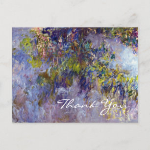 Carte Postale Wisteria (à gauche) par Claudet Monet, Merci