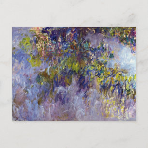 Carte Postale Wisteria (moitié gauche) par Claude Monet