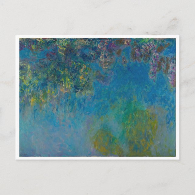 Carte Postale Wisteria par Monet (Devant)