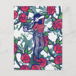 Carte Postale Witchy Rose moderne sorcière Pagan Rose