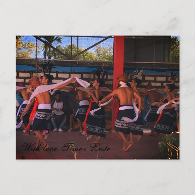 Carte Postale With love, Timor Leste (Devant)