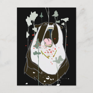 Carte Postale Woebots en colère "Poche pleine de monstres"