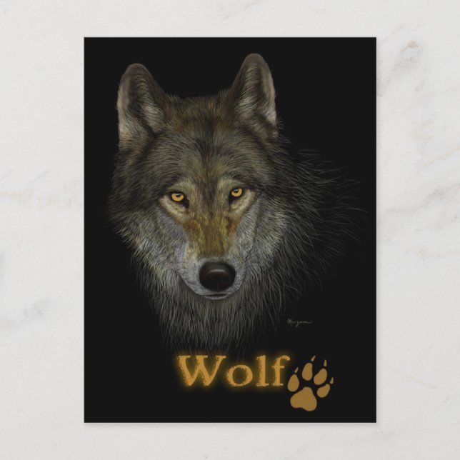 Carte postale Wolf (Devant)