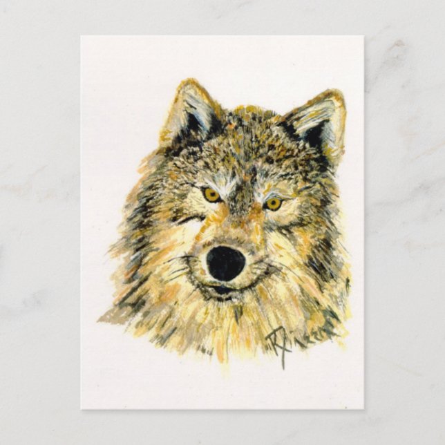 Carte postale Wolf (Devant)