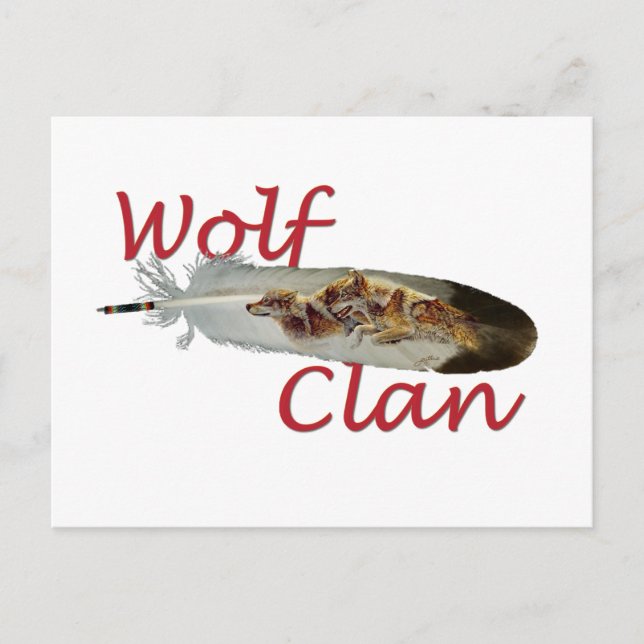 Carte Postale Wolf Clan (Devant)