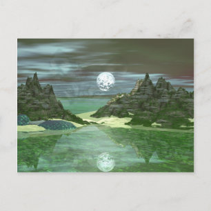 Carte Postale Wolf du monde vert
