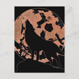 Carte Postale Wolf Moon