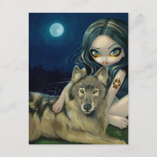 Carte postale "Wolf Moon"