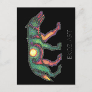 Carte Postale Wolf Sun Pictish