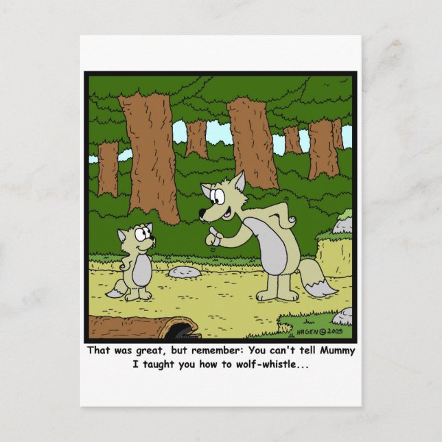 Carte Postale Wolf-Whistle (Devant)