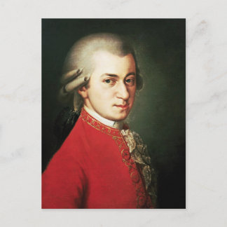 Carte Postale Wolfgang Amadeus Mozart