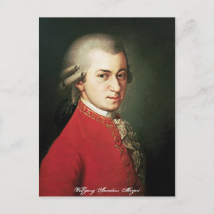 Carte postale Wolfgang Amadeus Mozart