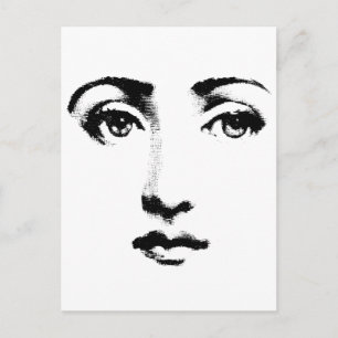 Carte Postale Woman face