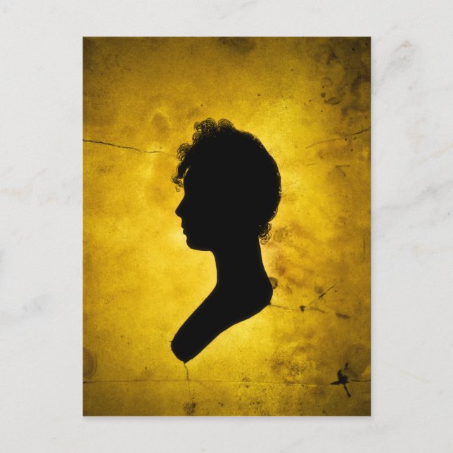 Carte Postale "Woman Silhouette" postcard (Devant)