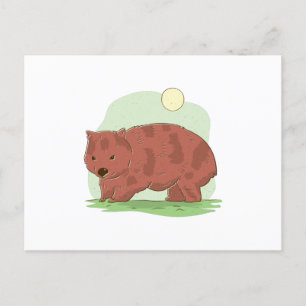 Carte Postale Wombat