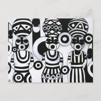 Carte Postale Women with Calabashes by Emeka!