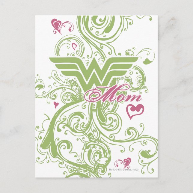 Carte Postale Wonder Mom Swirls (Devant)