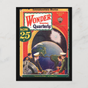 Carte Postale Wonder Stories Quarterly v04 n02 (1933-Wi.Stellar)