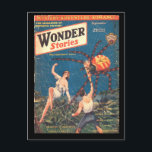 Carte Postale Wonder Stories v02 n04 (1930-09.Stellar)_Pulp Art<br><div class="desc">Parlez d'une explosion du passé. Vous cherchez des couvertures vintages pour les magazines de pâtes? Nous avons votre dos. Laissez-vous tenter par votre passion pour la pulpe vintage grâce à notre vaste assortiment d'art de la pulpe. Pulp Art présente une variété de couvertures de pulpe d'antan. Ce produit dispose de...</div>
