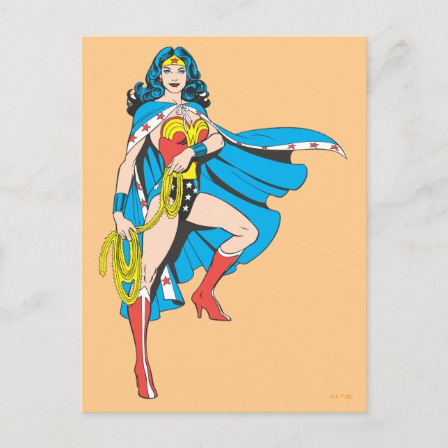 Carte Postale Wonder Woman Cape (Devant)