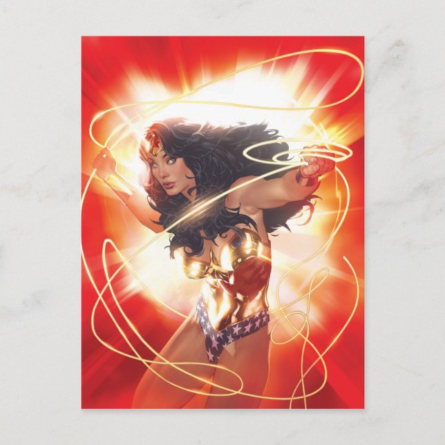 Carte Postale Wonder Woman Encyclopedia (Devant)