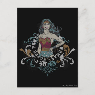 Carte Postale Wonder Woman Halftone