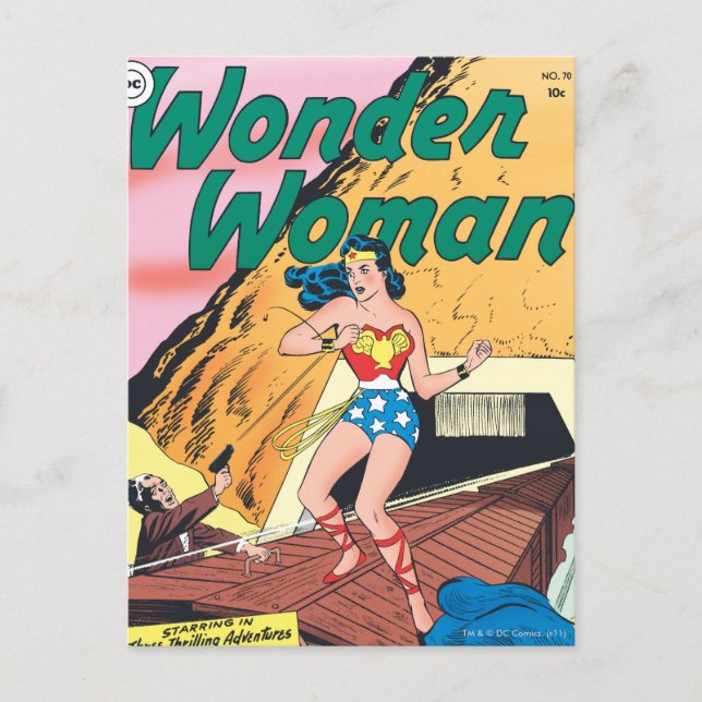 Carte Postale Wonder Woman Invisible Trail (Devant)