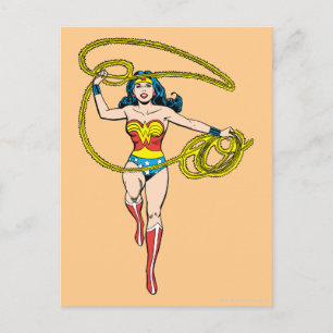 Carte Postale Wonder Woman Lasso au-dessus de la tête