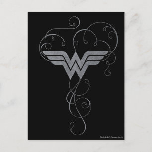 Carte Postale Wonder Woman   logo Beauty Bliss