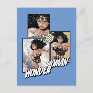 Carte Postale Wonder Woman New 52 Comic Art Graphic