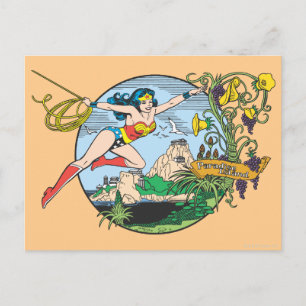 Carte Postale Wonder Woman Paradise Island