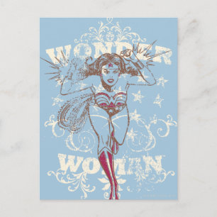 Carte Postale Wonder Woman Pow