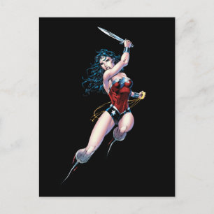 Carte Postale Wonder Woman Swning Sword