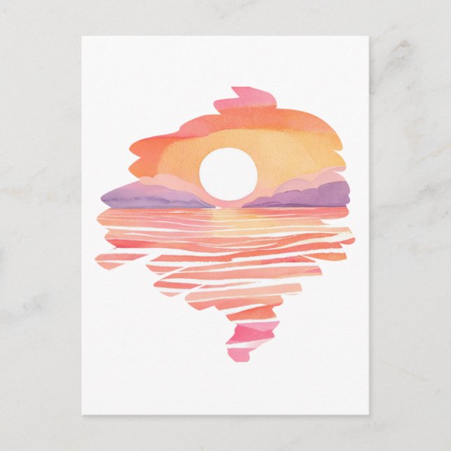 Carte Postale Wonderful Sunset (Devant)