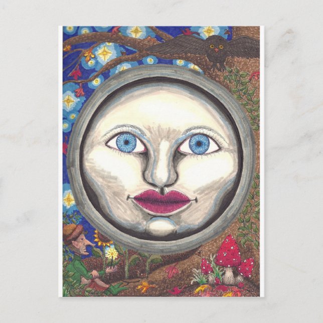 Carte Postale Wonderland Moon (Devant)