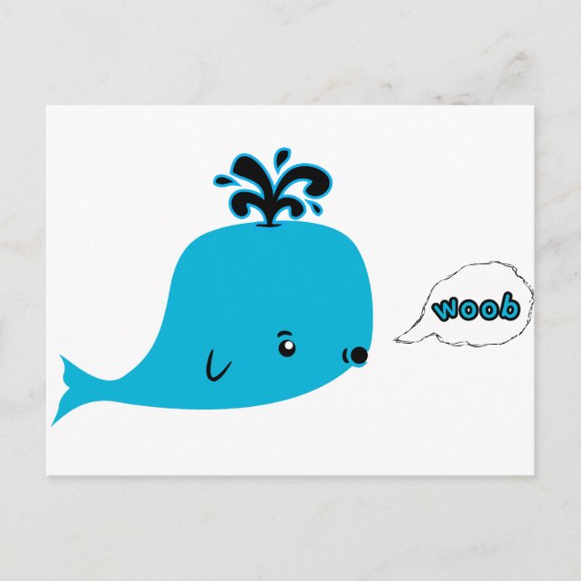 Carte Postale Woob Whale (Devant)