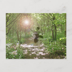 Carte Postale Wood Nymphe