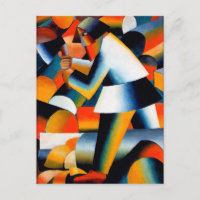 Woodcutter par Kazimir Malevich (1912)