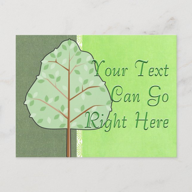 Carte postale Woodland Tree (Devant)