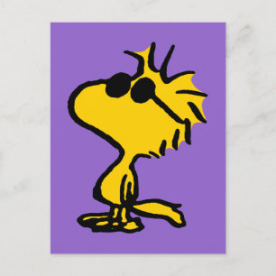 Carte Postale Woodstock avec lunettes de soleil