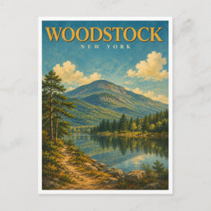 Carte Postale Woodstock New York Catskill Mountains GeoSaga