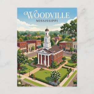 Carte Postale Woodville, Mississippi