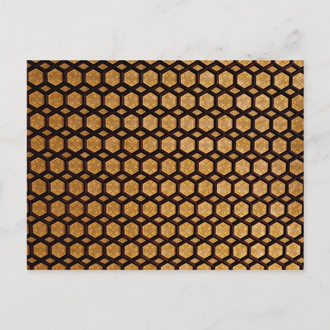 Carte Postale Woodwork Seville, Spain Post Card (Devant)