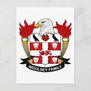 Carte Postale Woolsey Family Crest