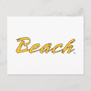 Carte Postale Wordmark Beach
