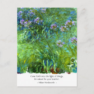 Carte Postale Wordsworth : Venez à la lumière des choses