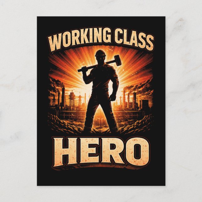 Carte Postale Working Class Hero (Devant)