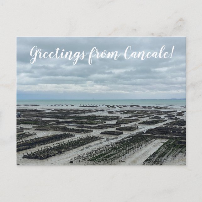 Carte Postale World2Celebrate : Bonjour de Cancale ! (Devant)