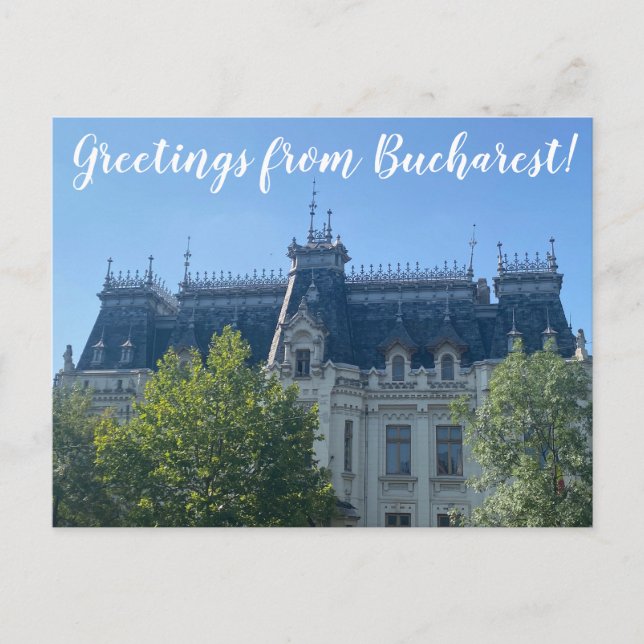 Carte Postale World2Celebrate : Salutations de Bucarest! (Devant)