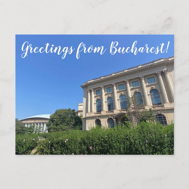 Carte Postale World2Celebrate : Salutations de Bucarest! (Devant)